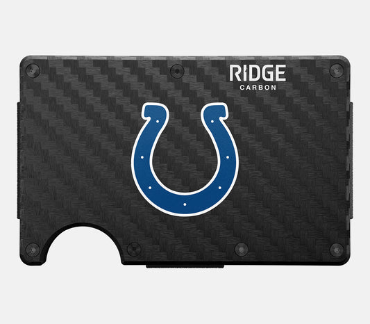 Ridge Wallet - Indianapolis Colts - Carbon Fiber 3k