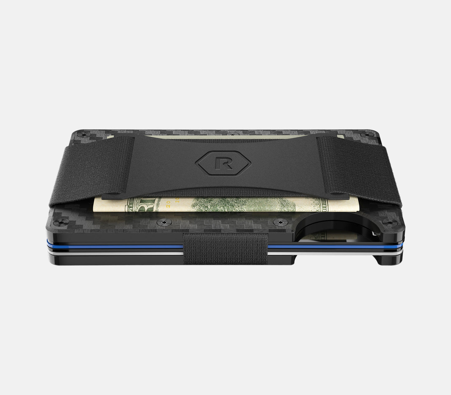 Ridge Wallet - Detroit Lions - Carbon Fiber 3k